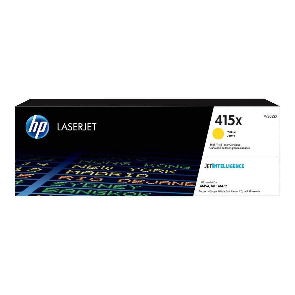 HP HP 415X - Lång livslängd - gul - original - LaserJet - tonerkassett (W2032X)