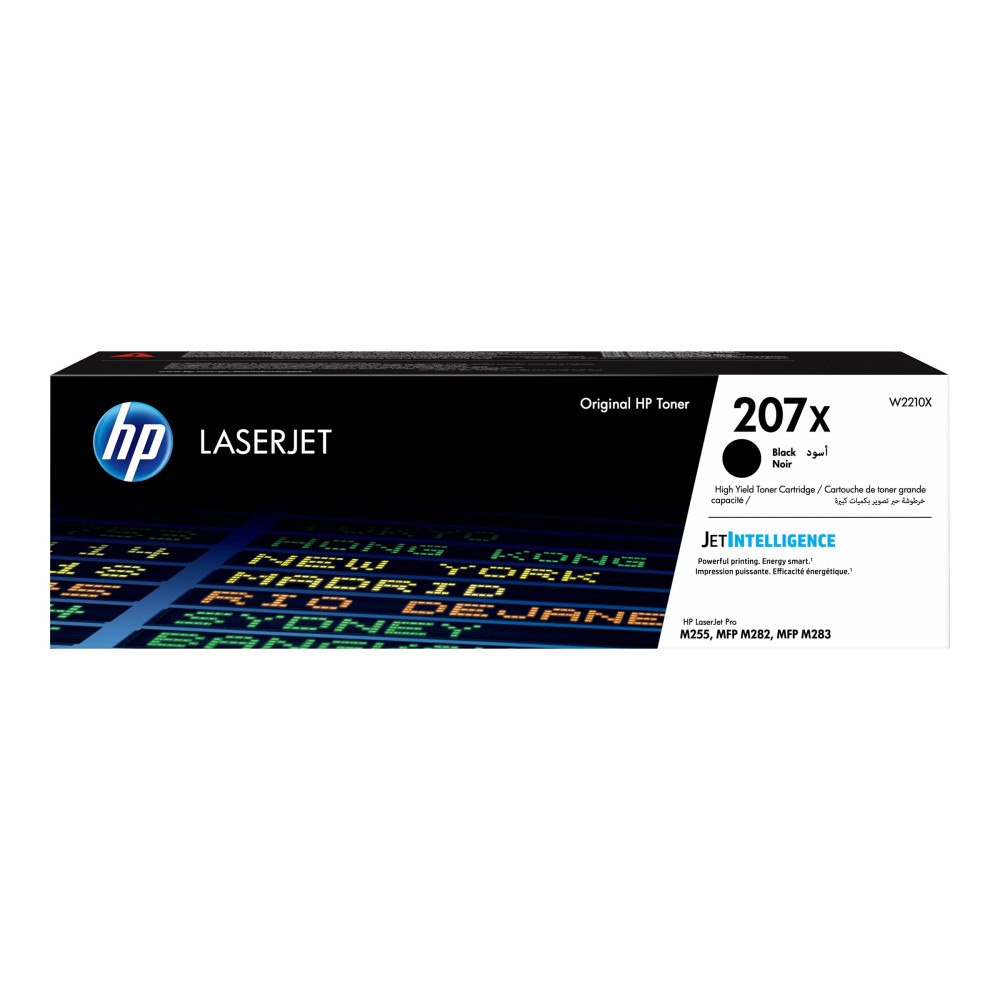 HP HP 207X - Lång livslängd - svart - original - LaserJet - tonerkassett (W2210X)