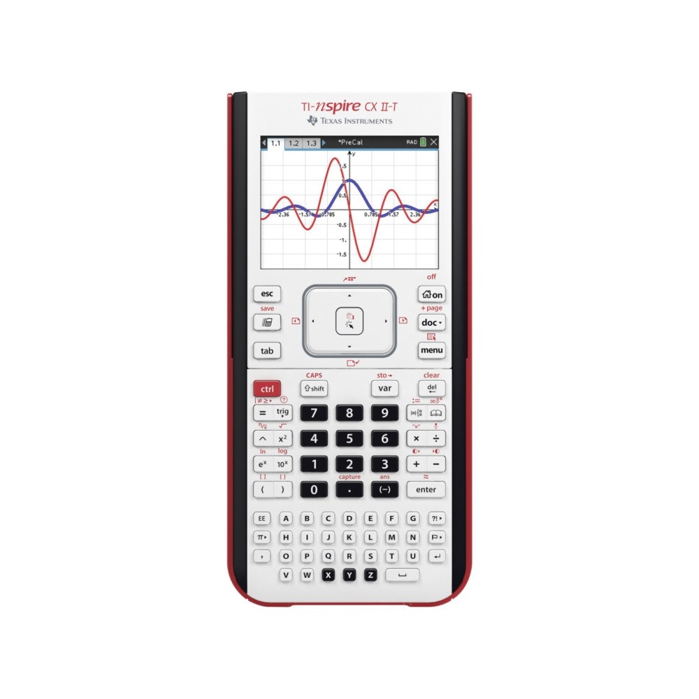 TEXAS INSTRUMENTS Texas Instruments TI-Nspire CX II-T, Ficka, Grafer, Flash, U...