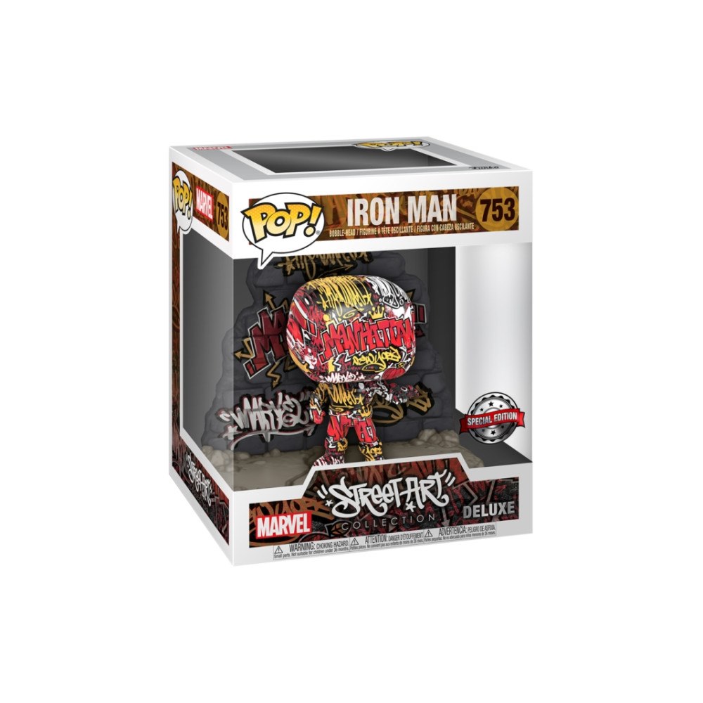 FUNKO Funko Pop Superhero Figurine Funko POP MARVEL DELUXE IRON MA...