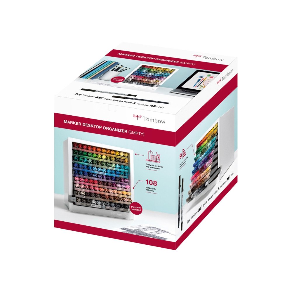 Tombow Marker Tombow ABT Dual Brush Pen med 108 stk. i desktop disp...