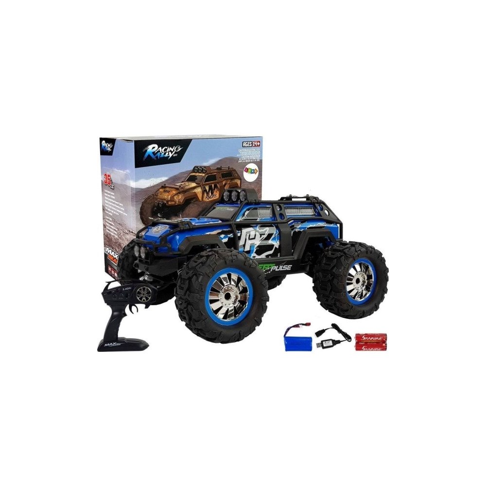 Lean Cars Lean Sport Fjärrstyrd Rallybil Blå 2.4G 1:18 35 km/h Fartkon...