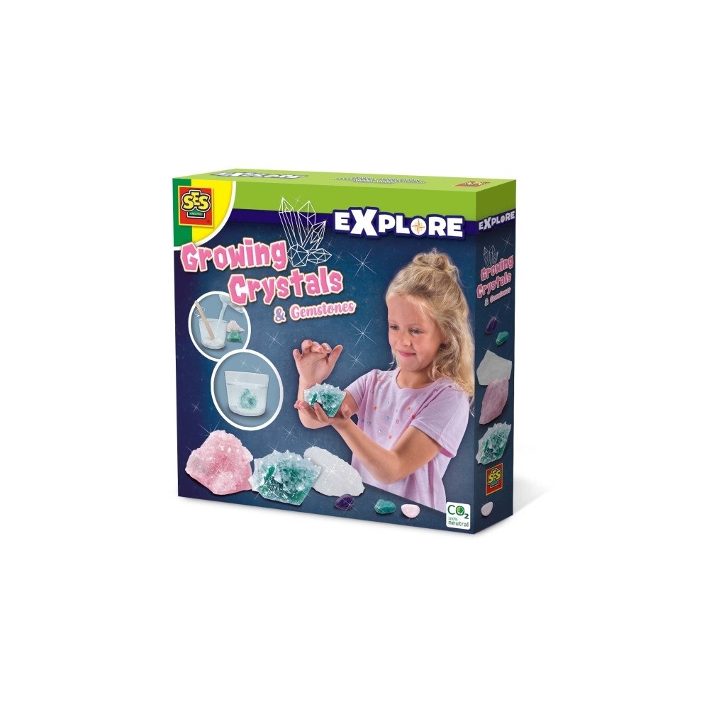 SES Creative SES Creative Explore Growing crystals and gemstones, 8 År, M...
