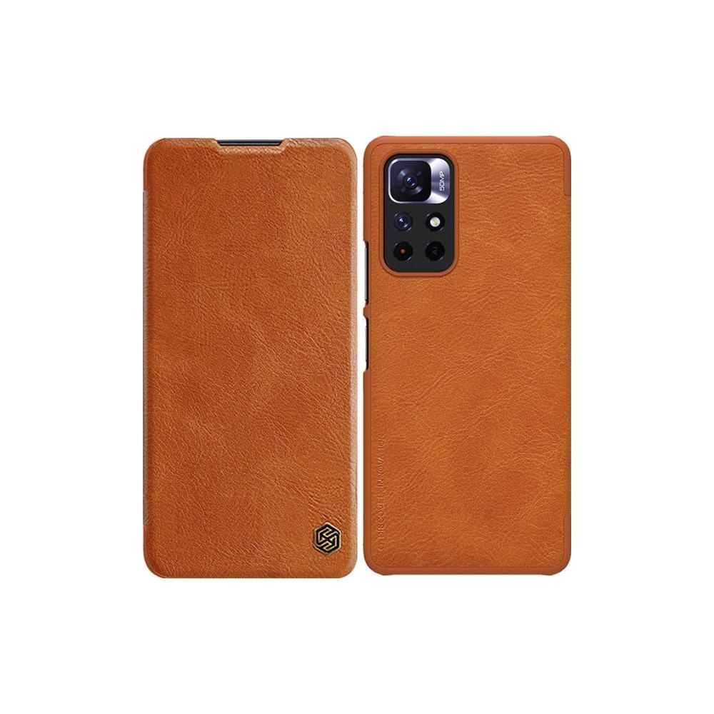 NILLKIN Nillkin Nillkin Qin Case Case för Xiaomi Poco M4 Pro 5G Came...