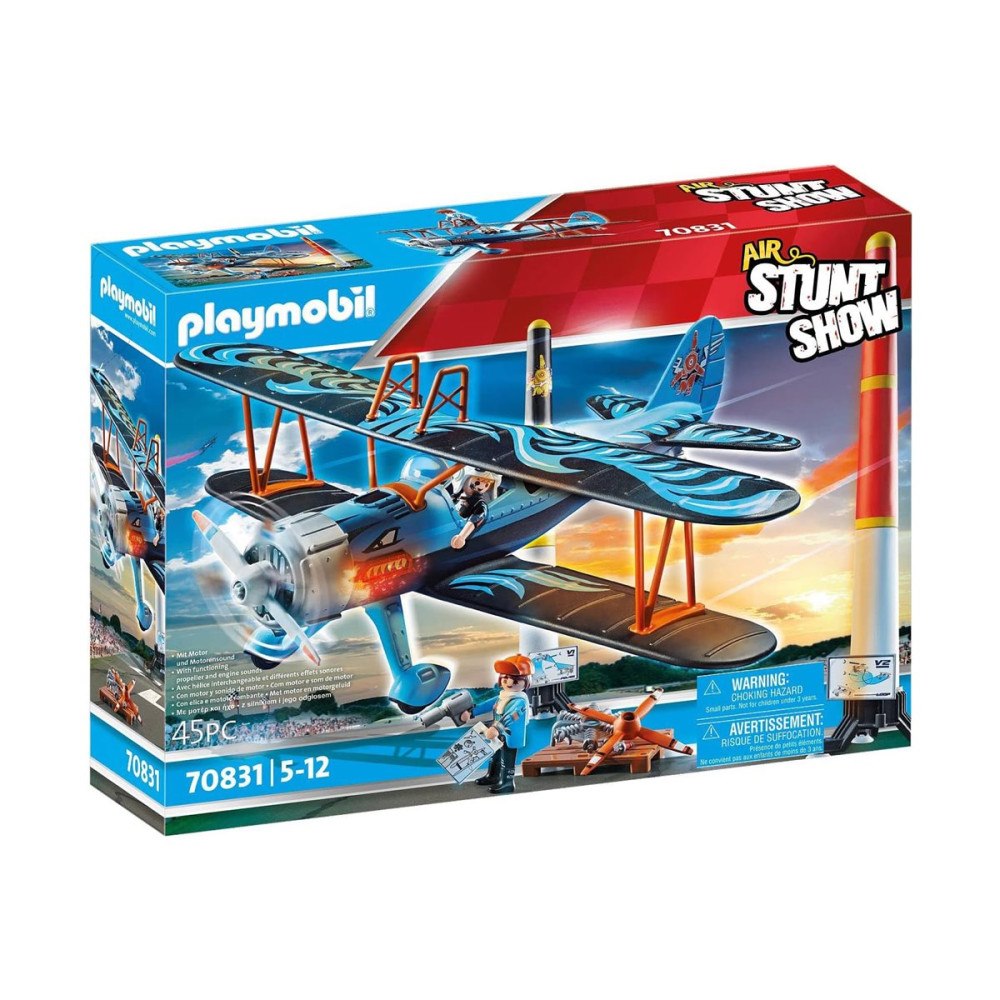 Playmobil Playmobil Air Stunt Show - Air Stunt Show Phoenix Biplane - byggsats