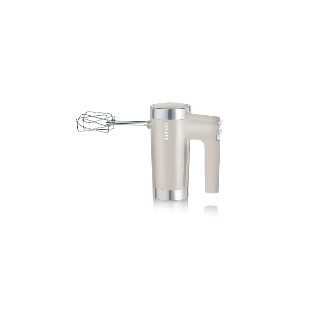 Graef Graef HM508, Handmixer, Mullvadsgrå, Vispning, Knådning, Mix...