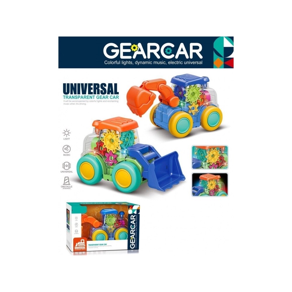 Ramiz Ramiz Interaktiv färgglad grävmaskin med drivning för barn 3...