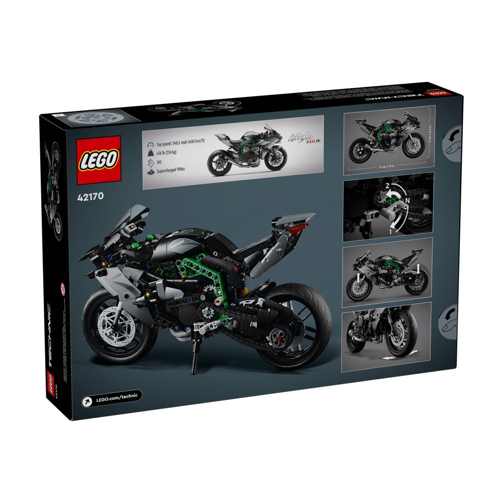 LEGO LEGO Technic 42170 - Kawasaki Ninja H2R Motorcykel - byggsats
