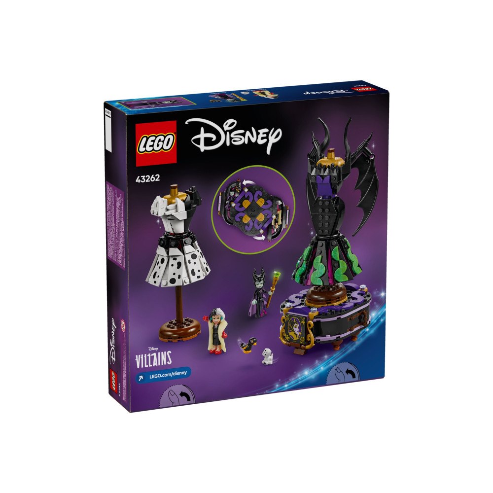 LEGO LEGO Disney Villains 43262 - Maleficents och Cruella De Vils klänningar - byggsats