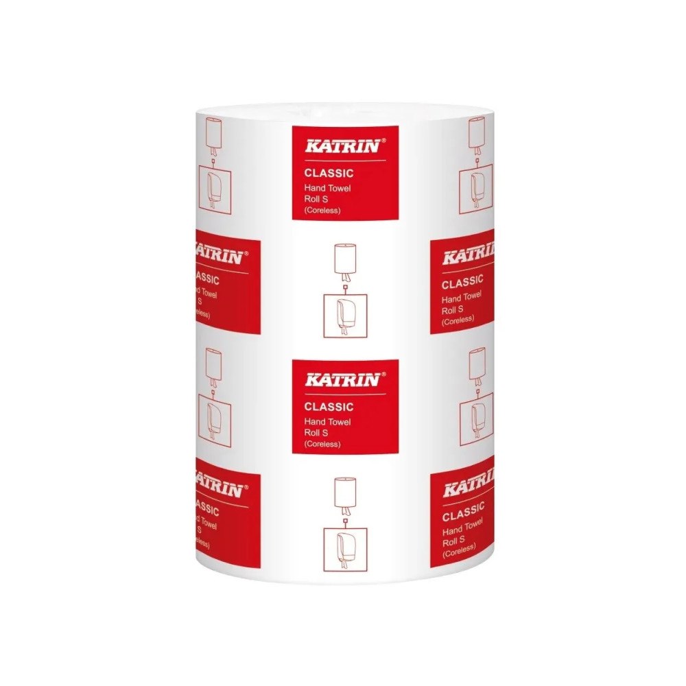 KATRIN Handduksrulle Katrin Classic S 1-lagig 205 mm x116 m utan hy...