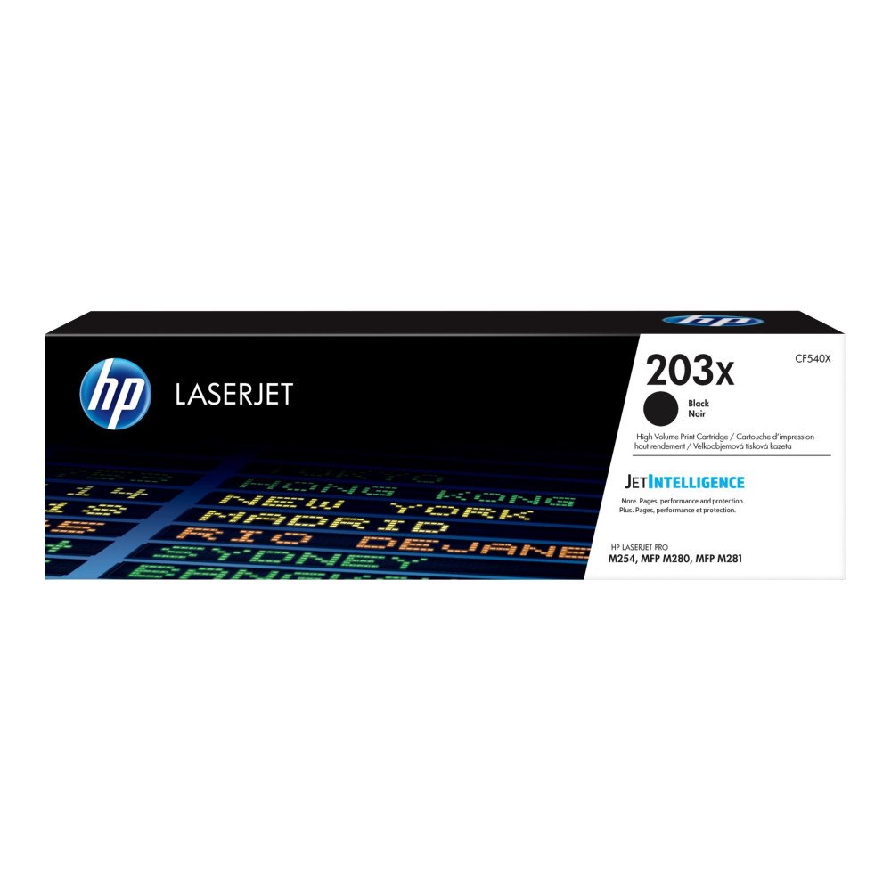 HP HP 203X - Lång livslängd - svart - original - LaserJet - tonerkassett (CF540X)