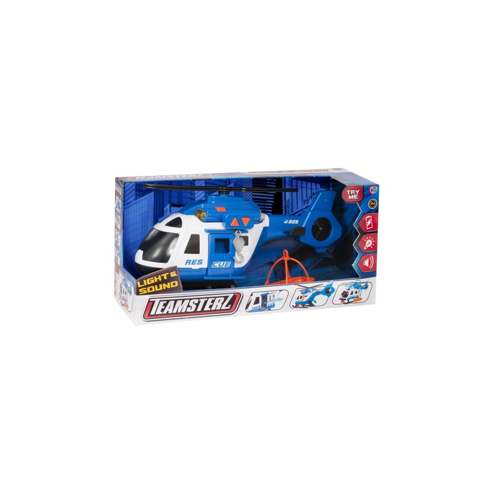 Teamsterz Teamsterz Mighty Machines Large Rescue Helicopter with L&S t...