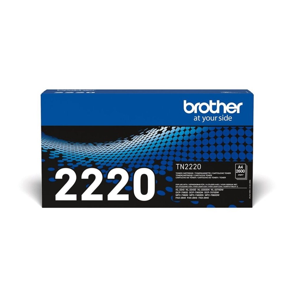 Brother Brother TN2220 - svart - original - tonerkassett