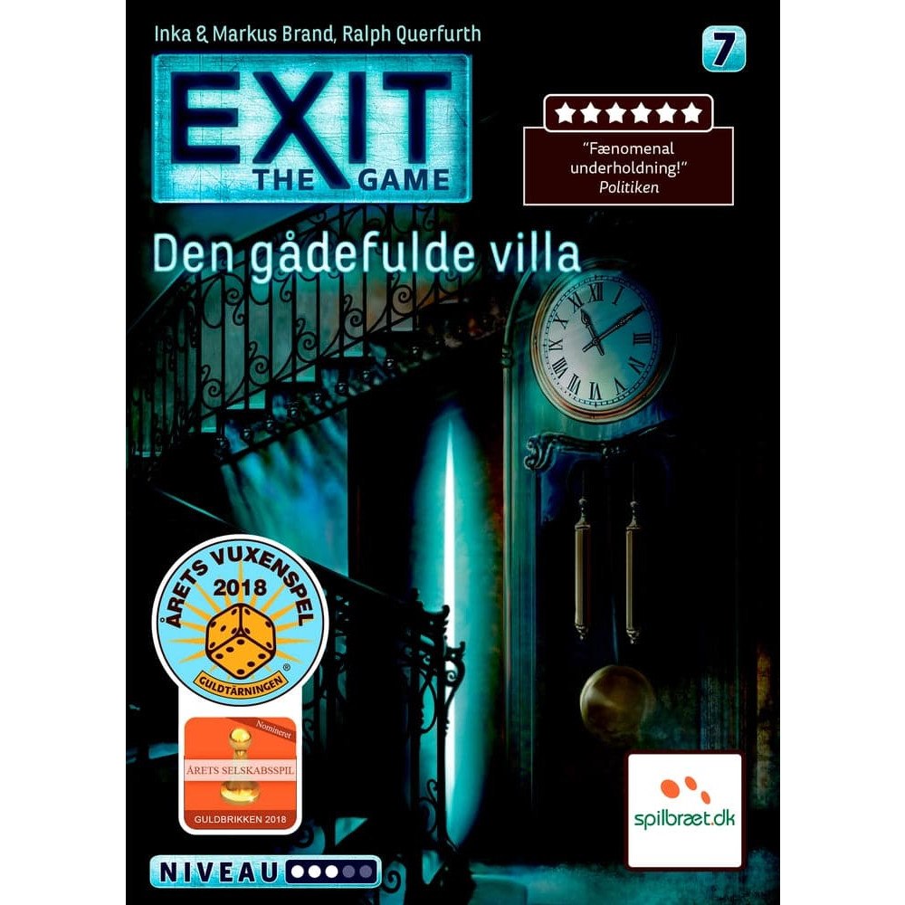Lautapelit Lautapelit - EXIT: Den gådefulde villa (DK)