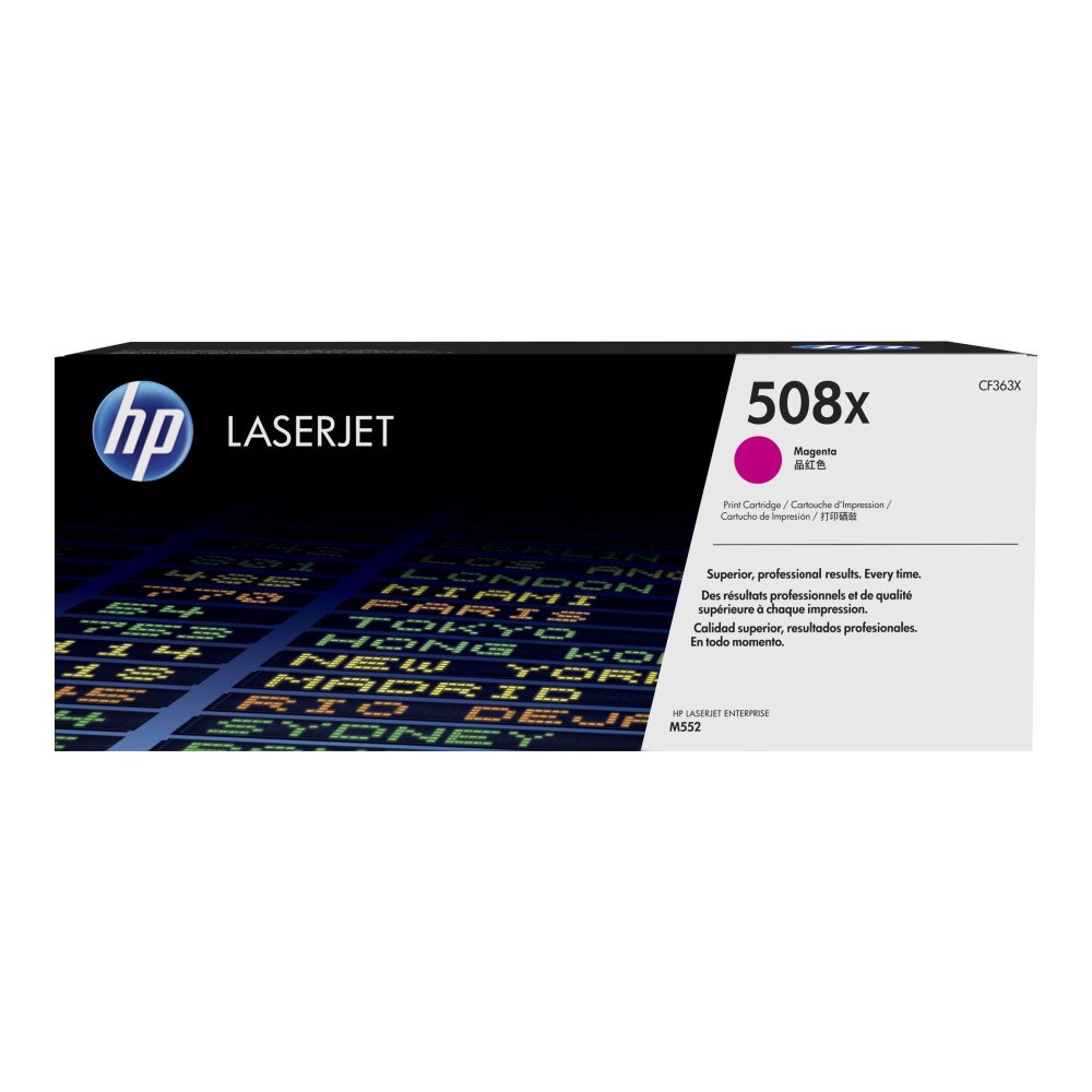 HP HP 508X - Lång livslängd - magenta - original - LaserJet - tonerkassett (CF363X)