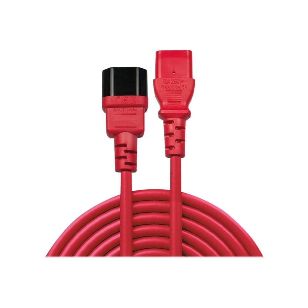 Lindy Lindy - förlängningskabel för ström - power IEC 60320 C13 till IEC 60320 C14 - 2 m