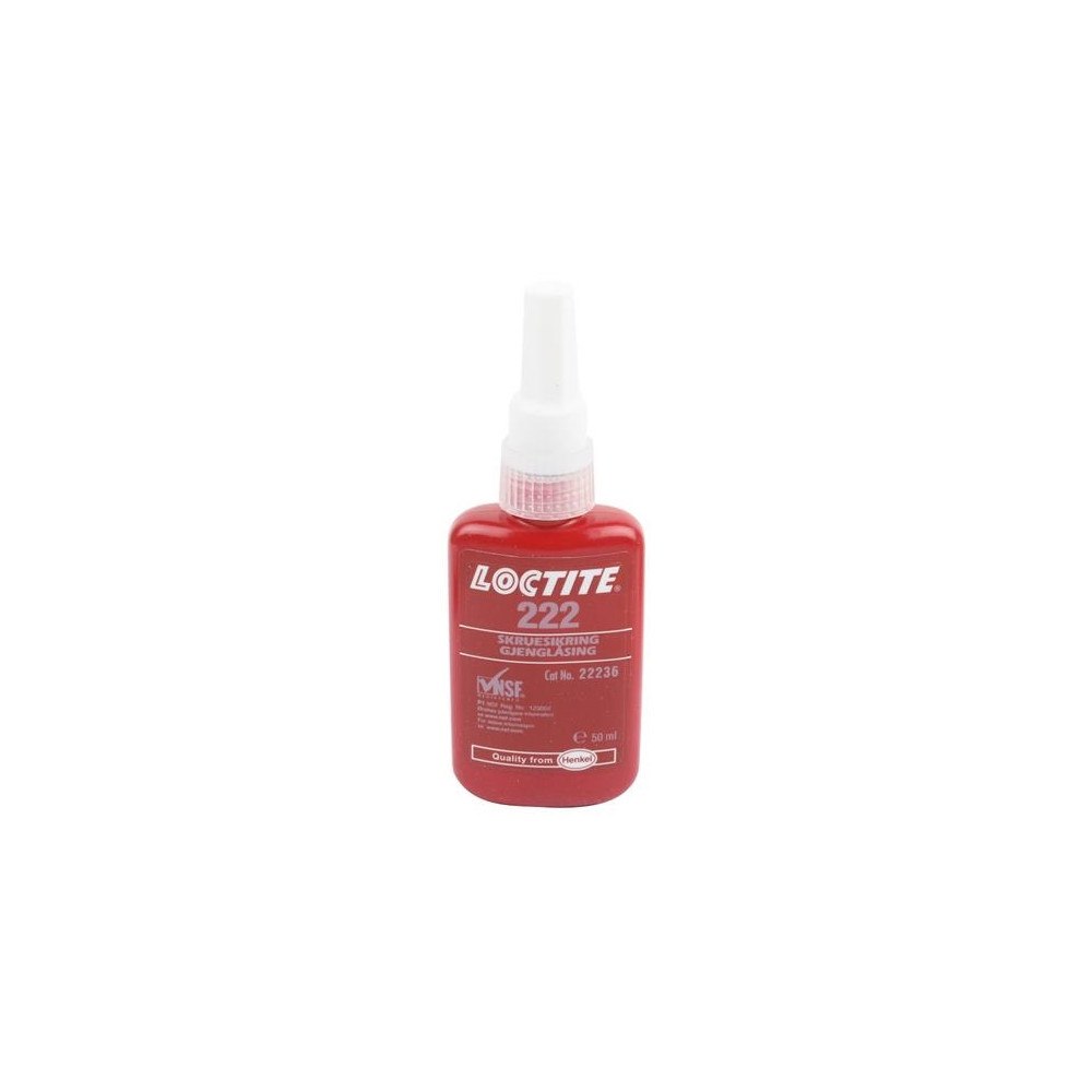 LOCTITE Loctite skruvlås 222 50ml