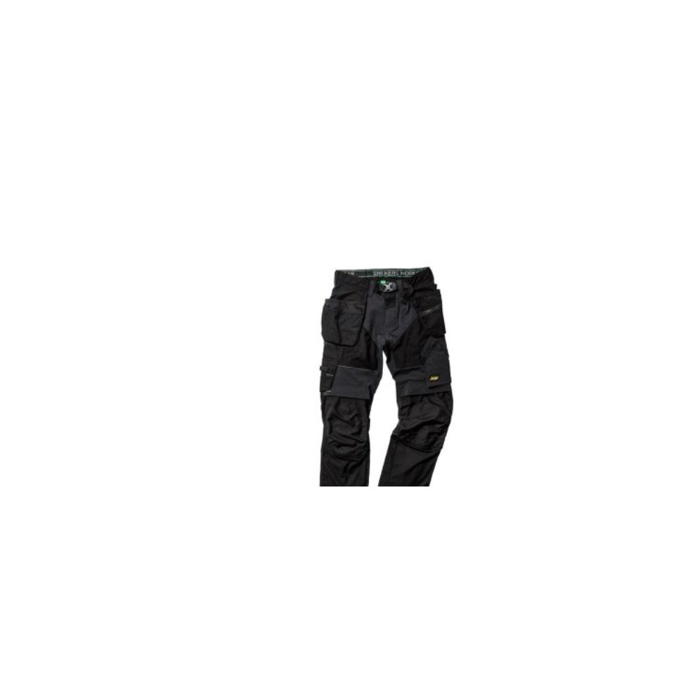 HULTAFORS Snickers FlexiWork buks med hylsterlommer, 6902, sort, str....