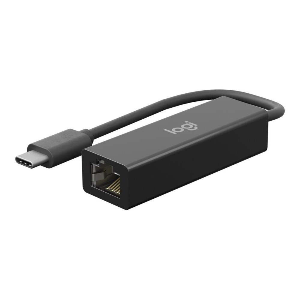 Logitech Logitech - nätverksadapter - USB-C - Gigabit Ethernet