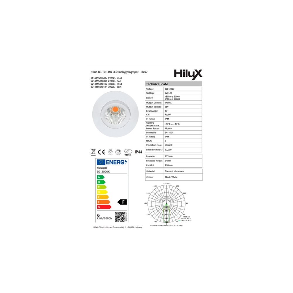 LIGHT SOLUTIONS APS HiluX D3 Tilt360