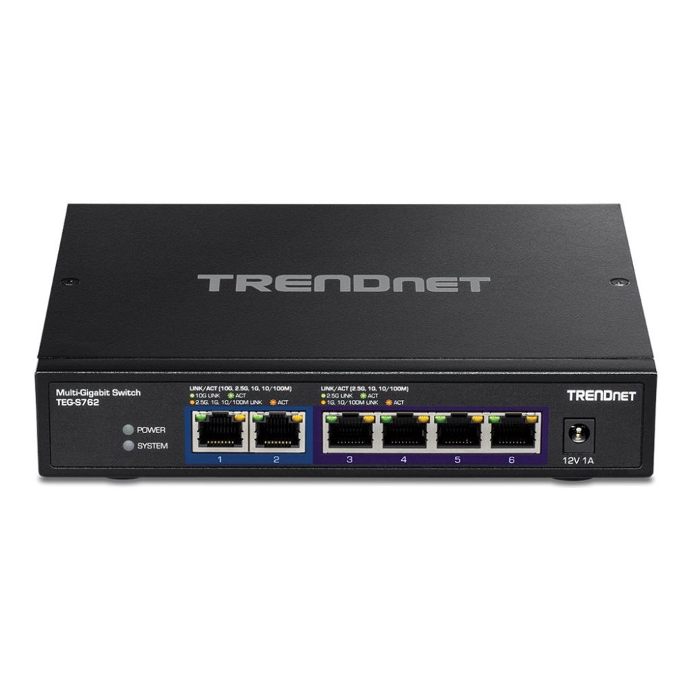 TRENDnet TRENDnet TEG-S762 - switch - 6 portar - ohanterad - TAA-kompatibel