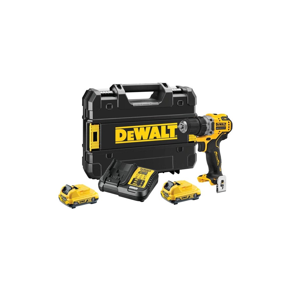 DeWalt DeWALT DCD701D2-QW, Eldriven skruvdragare, Pistolhandtag, Sv...