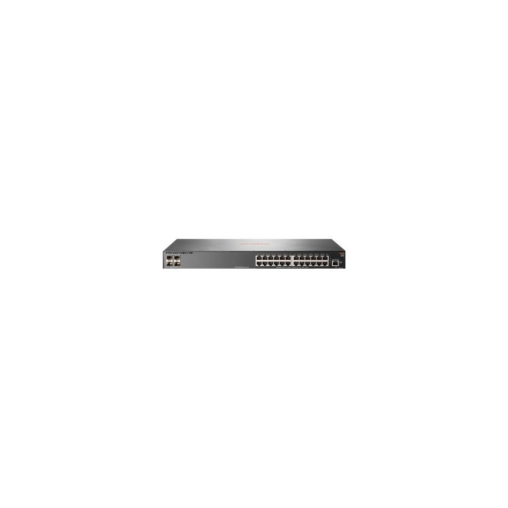 Hewlett Packard Enterprise HPE Aruba 2930F 24G 4SFP - switch - 24 portar - Administrerad - rackmonterbar