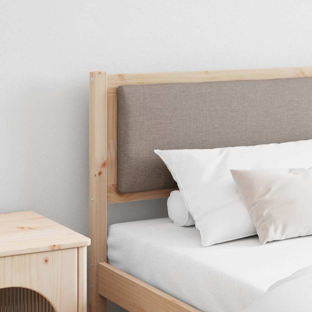 vidaXL Huvudgavel Övrigt Brun 200 cm Massiv furu