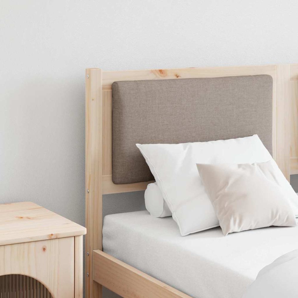 vidaXL Huvudgavel Övrigt Brun 140 cm Massiv furu