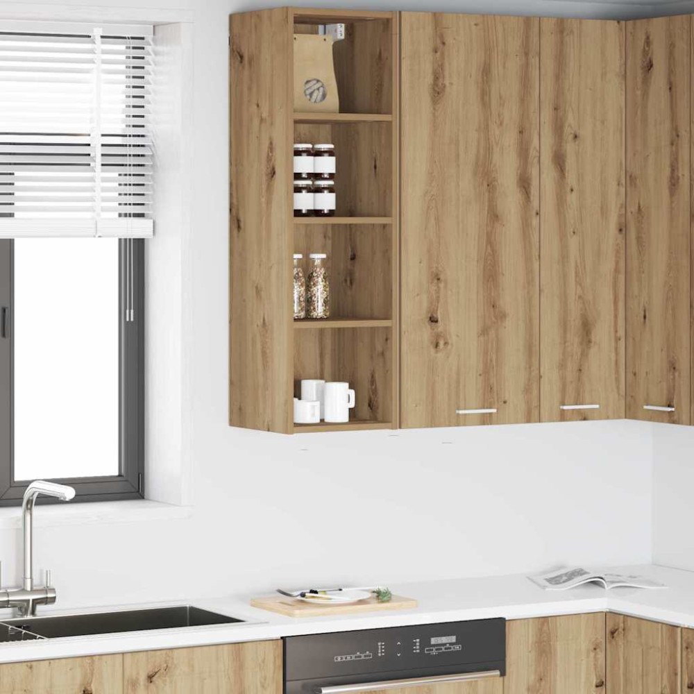 vidaXL Hängande skåp Artisan Ek 30 x 29,5 x 100 cm Konstruerat trä