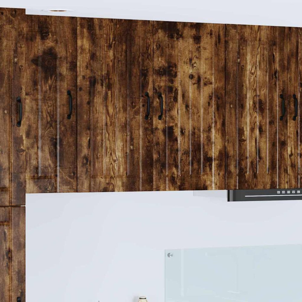 vidaXL Köksskåp Rökt ek 80 x 31 x 80 cm Konstruerat trä