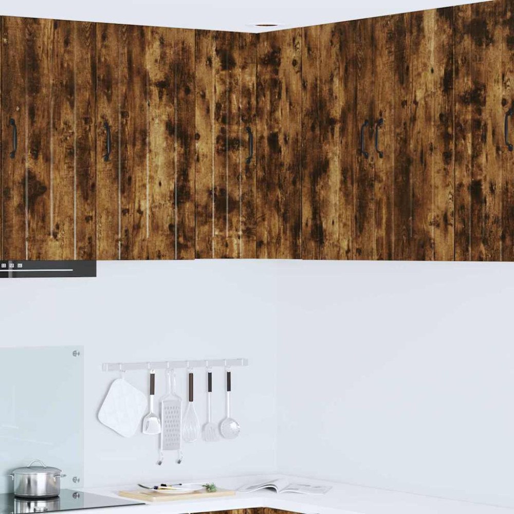 vidaXL Köksskåp Rökt ek 57 x 57 x 80 cm Konstruerat trä