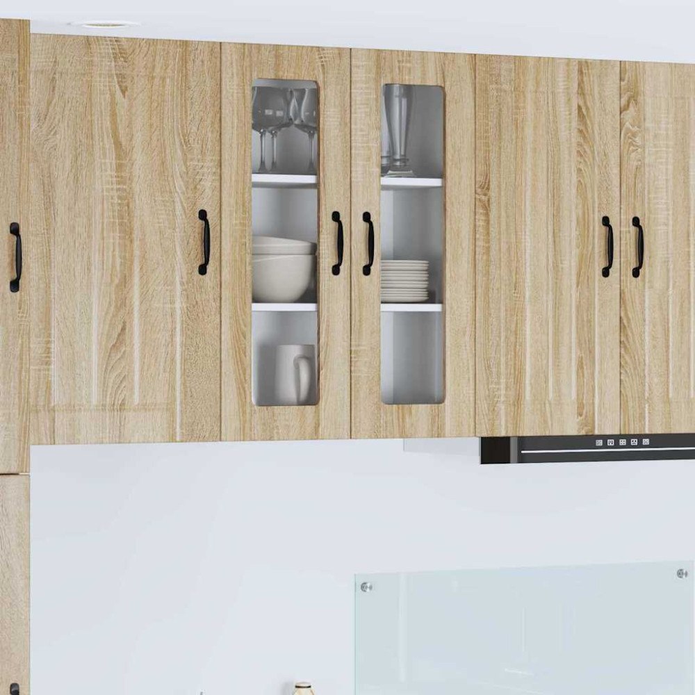 vidaXL Köksskåp Sonoma-ek 60 x 31 x 80 cm Konstruerat trä