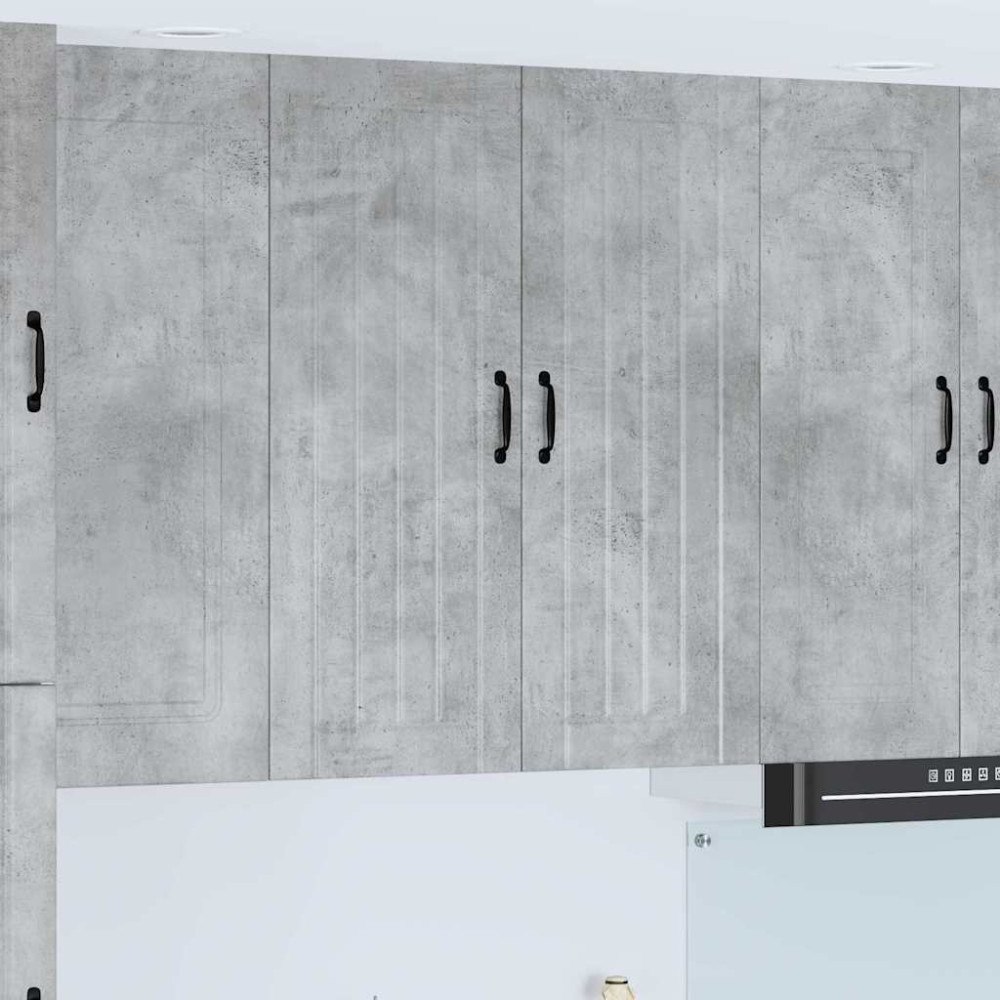 vidaXL Köksskåp Betonggrå 80 x 31 x 100 cm Konstruerat trä