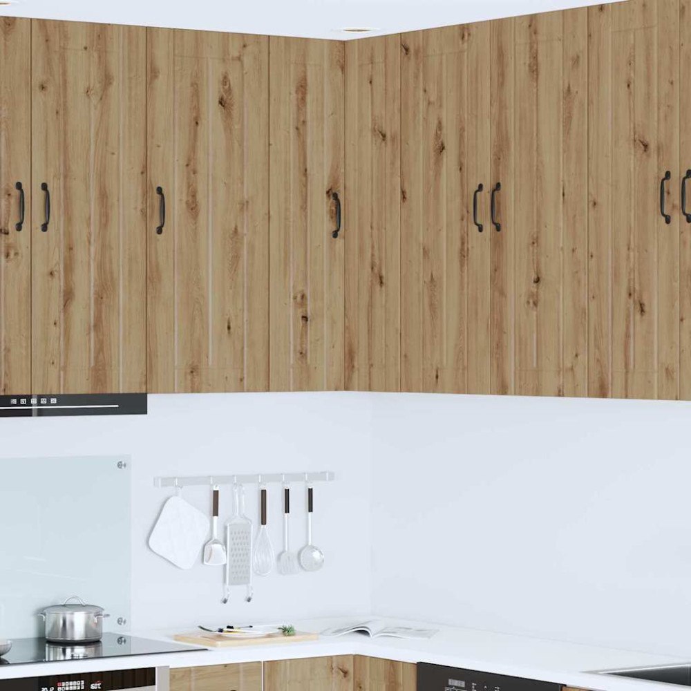 vidaXL Köksskåp Artisan Ek 57 x 57 x 100 cm Konstruerat trä