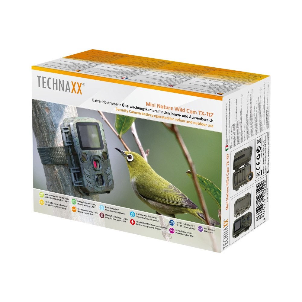 Technaxx Technaxx Mini Nature Wild Cam TX-117 - kamerafälla