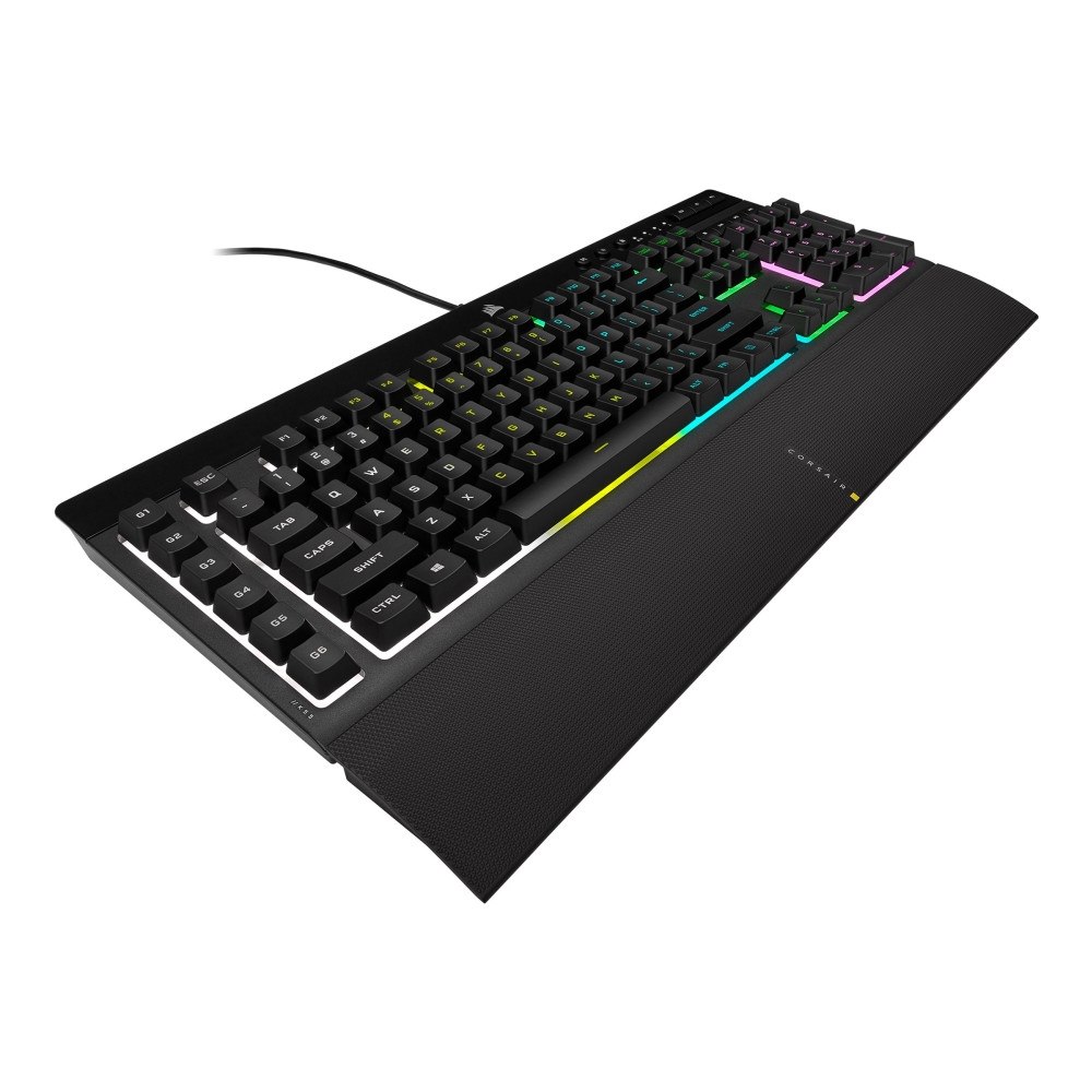 Corsair Microsystems CORSAIR Gaming K55 RGB PRO - tangentbord - Nordisk - svart Inmatningsenhet