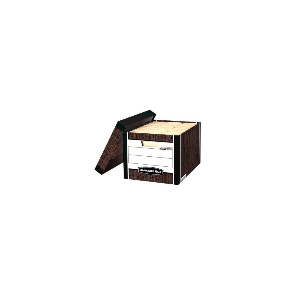 FELLOWES Bankers Box WOODGRAIN - förvaringsbox (paket om 2)