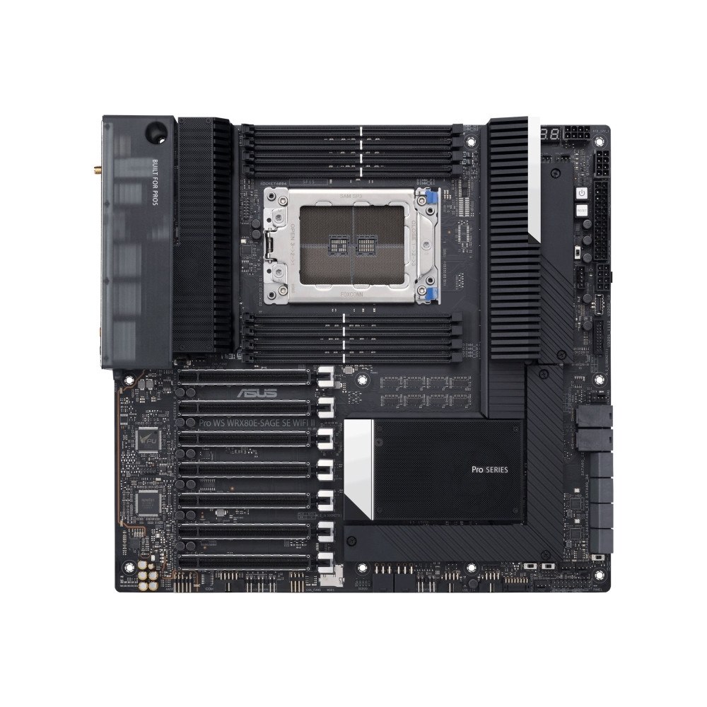 ASUS ASUS Pro WS WRX80E-SAGE SE WIFI II - moderkort - utökad ATX/SSI EEB - Socket sWRX8 - AMD WRX80