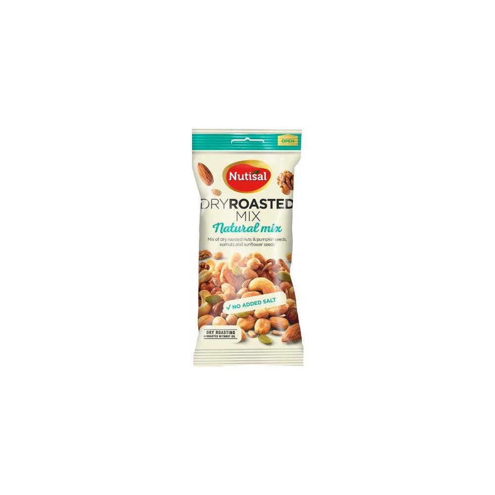NUTISAL Nötter NUTISAL Roasted Mix Natural 60g (Utgånget datum)