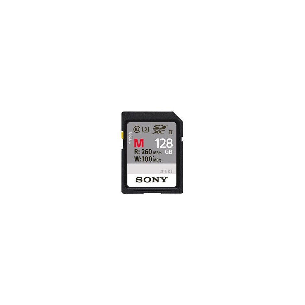 Sony Sony SF-M Series SF-M128 - flash-minneskort - 128 GB - SDXC UHS-II