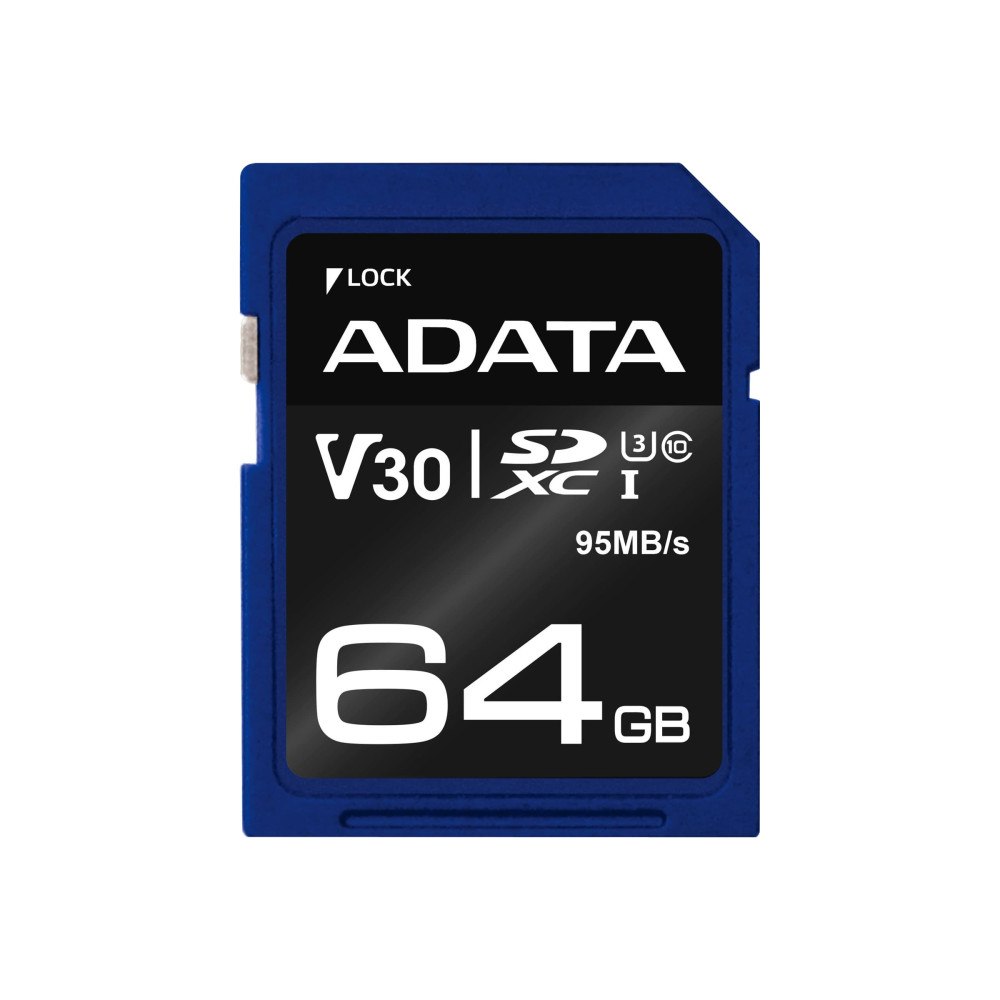 ADATA ADATA Premier Pro - flash-minneskort - 64 GB - SDXC UHS-I