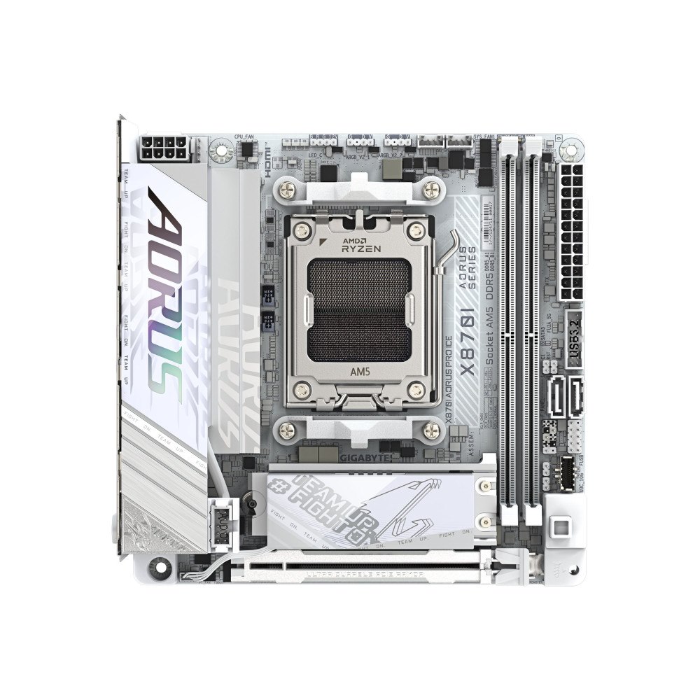 Gigabyte AORUS X870I PRO ICE - moderkort - mini ITX - Socket AM5 - AMD X870
