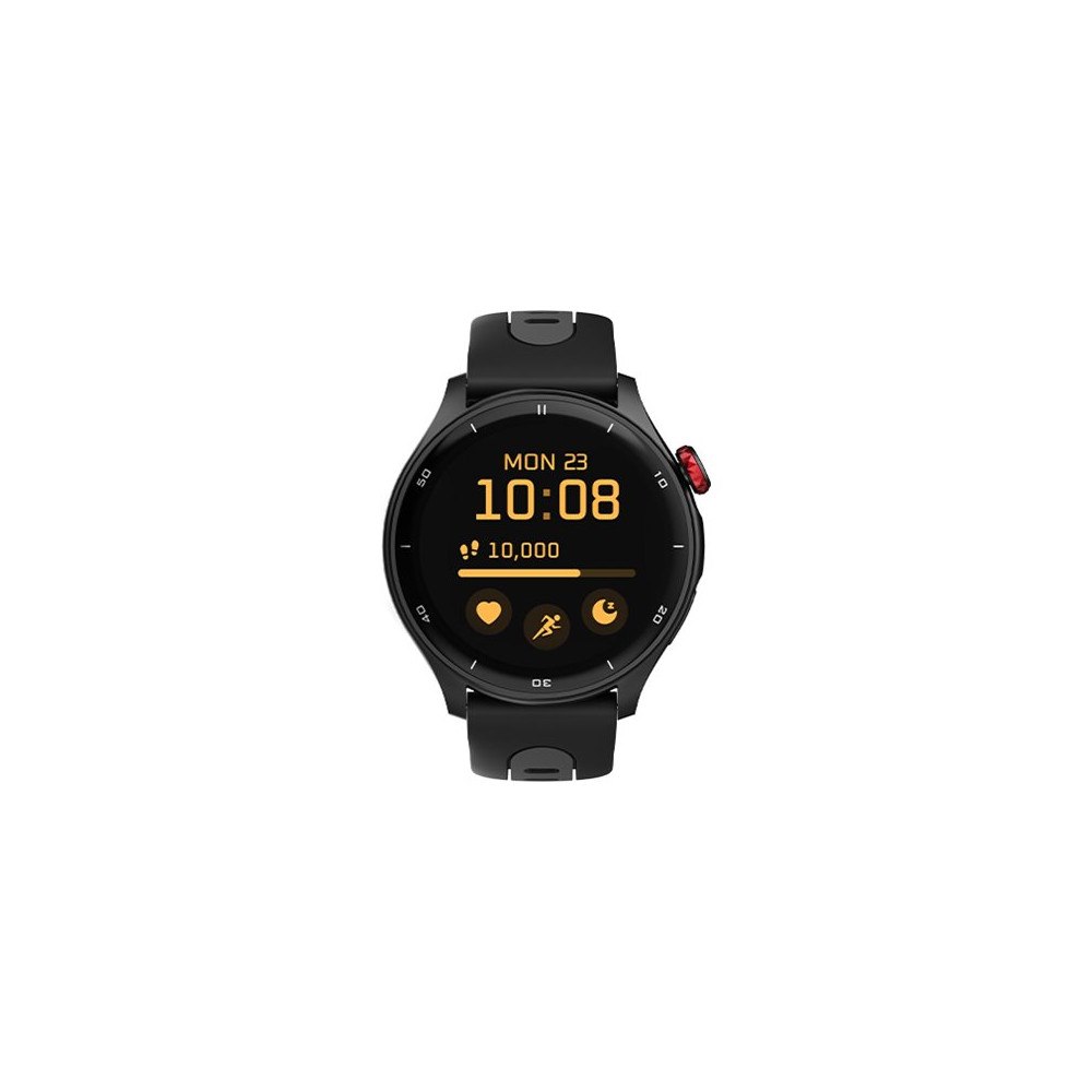 myPhone TelForceOne Myphone Watch Adventure - aluminum - smart klocka med rem - 128 MB - svart