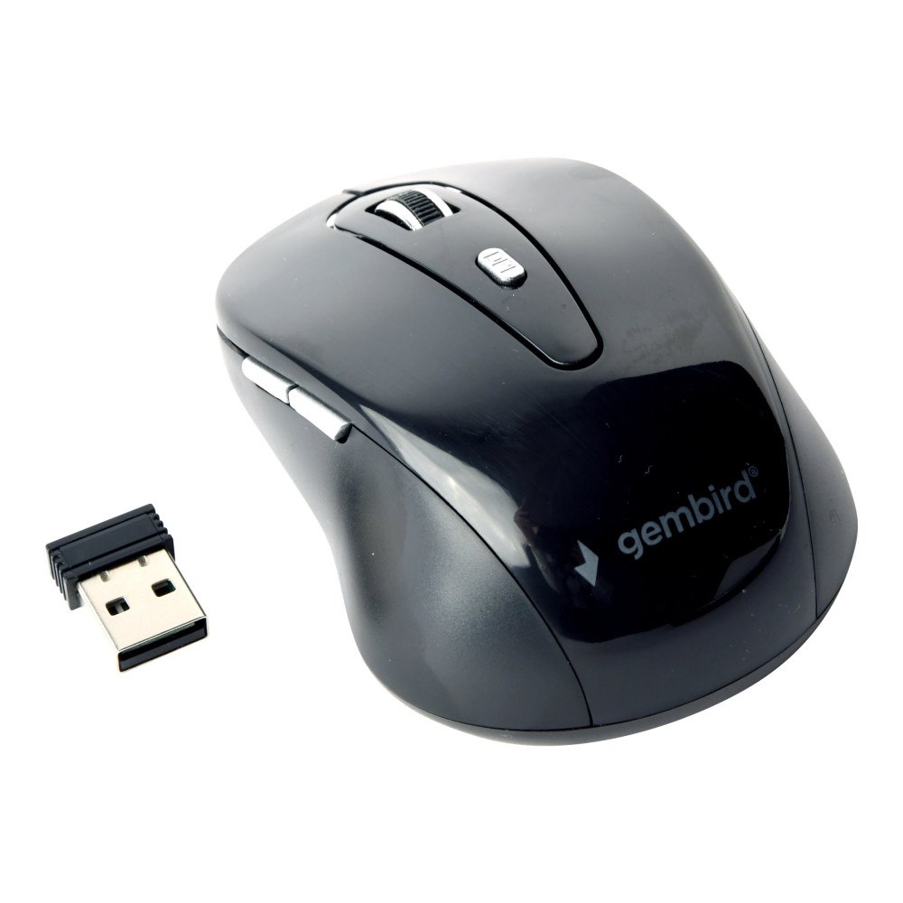 Gembird Gembird MUSW-6B-01 - mus - 2.4 GHz - svart