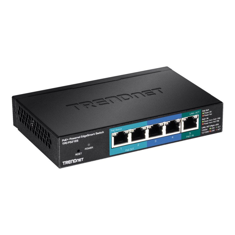 TRENDnet TRENDnet TPE P521ES - switch - 5 portar - smart - TAA-kompatibel