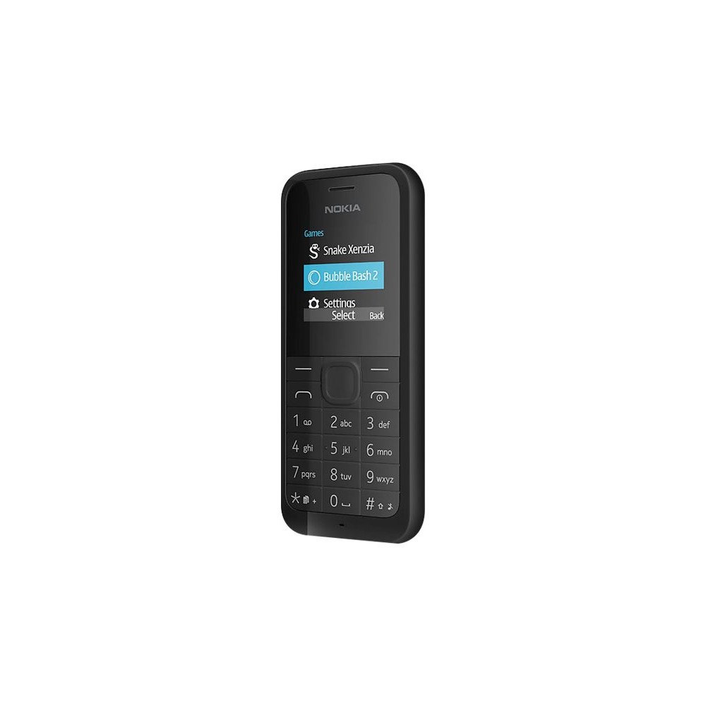 Microsoft Nokia 105 Dual SIM - svart - funktionstelefon - GSM