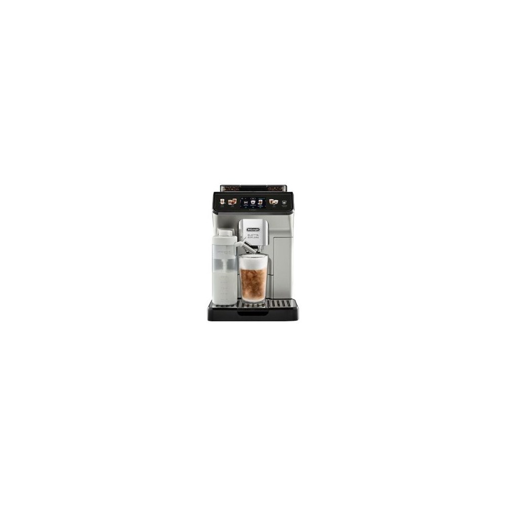 Delonghi De'Longhi Eletta Explore ECAM450.65.S - automatisk kaffekokare med mjölkskummare - 19 bar - silver