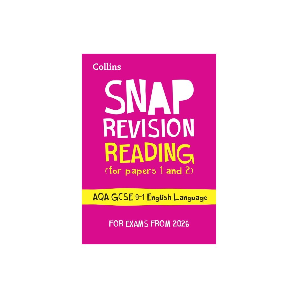 HarperCollins Publishers AQA GCSE 9-1 English Language Reading (Papers 1 & 2) Revision Guide (häftad, eng)