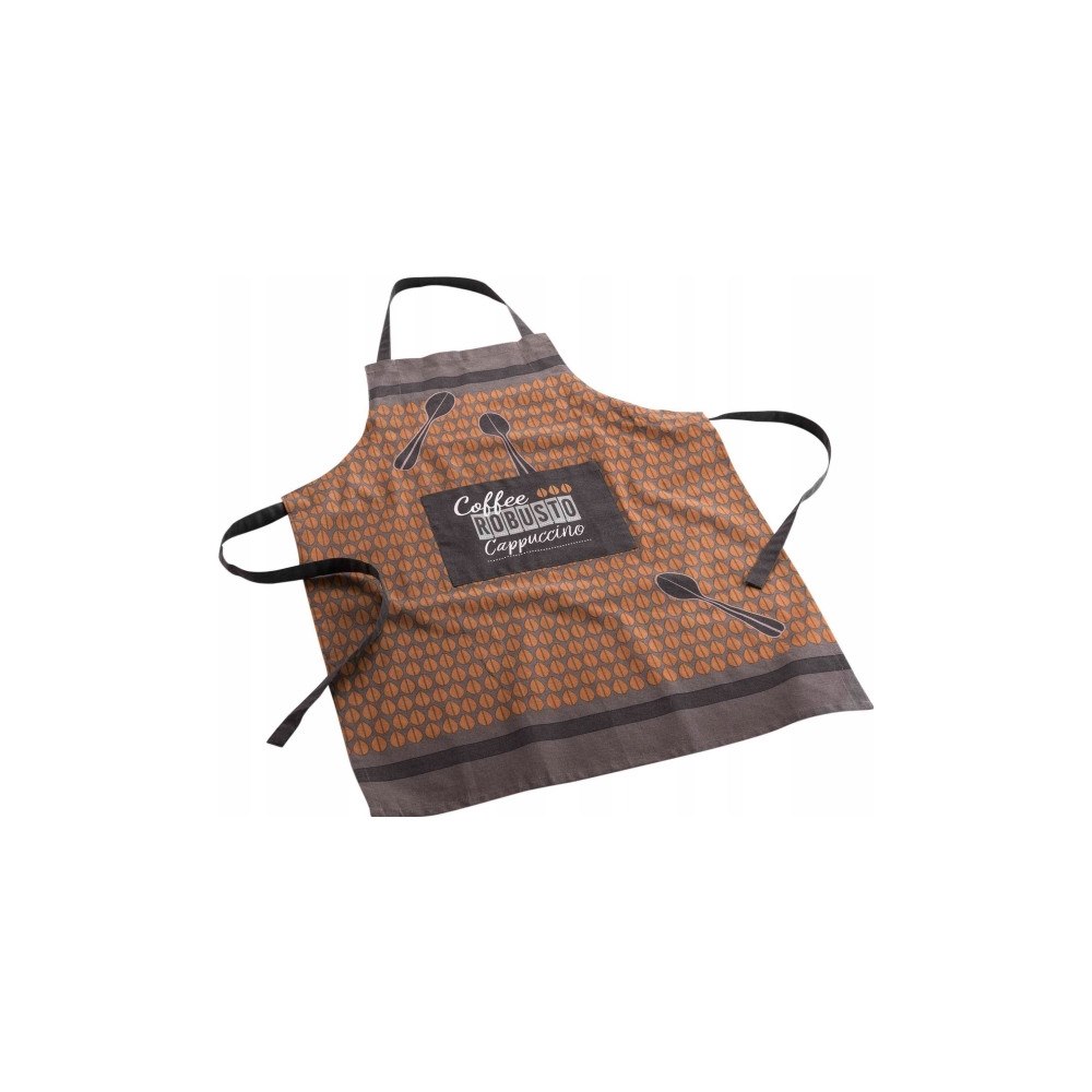 Douceur D`Interieur Douceur d`Interieur Köksförkläde med CAPPUCCINO-ficka, 100%...